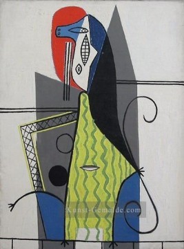 Frau dans un fauteuil 4 1927 kubist Pablo Picasso Ölgemälde